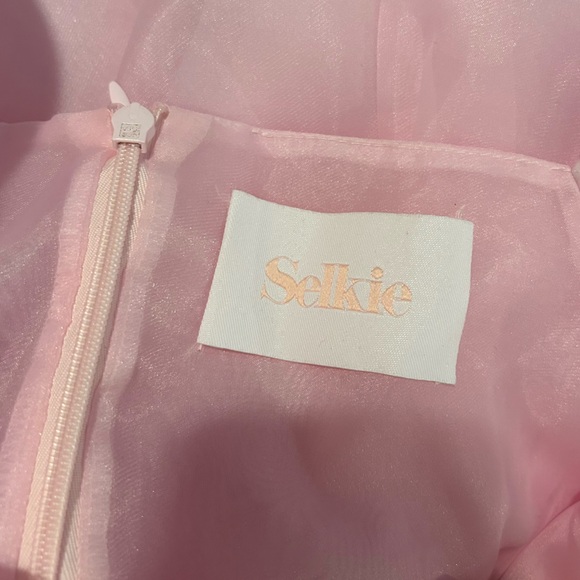 Selkie the Angel Delight Puff Dress Mini Pink Organza size S - Picture 11 of 15